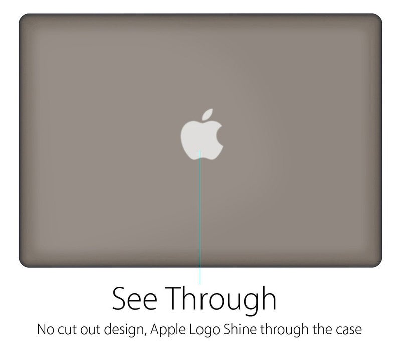 UESWILL Matte Hard Shell Case Cover Compatible with MacBook Pro (Retina, 13 inch, Early 2015/2014/2013/Late 2012), Model A1502/A1425, No CD-ROM, No USB-C, Gray - Image 3